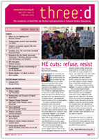 MeCCSA Three-D newsletter cover